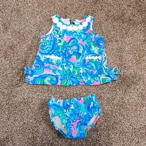 Lilly Pulitzer 3-6 mo shift